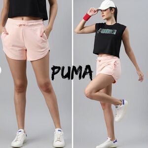 Puma Athletic/Athleisure High-Waist Women’s Shorts L